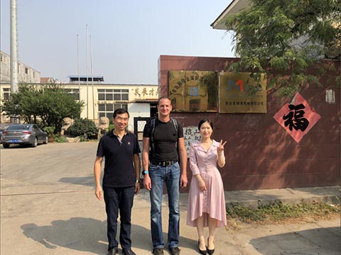 Welcome Germany clients visiting our factory