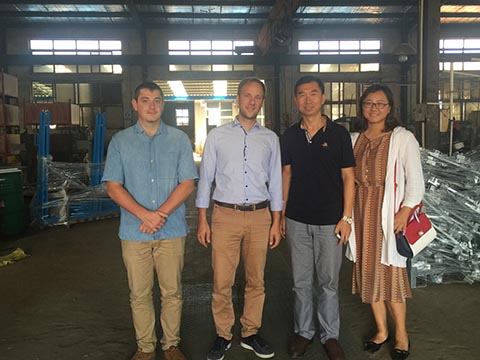 France Customer Visting Factory