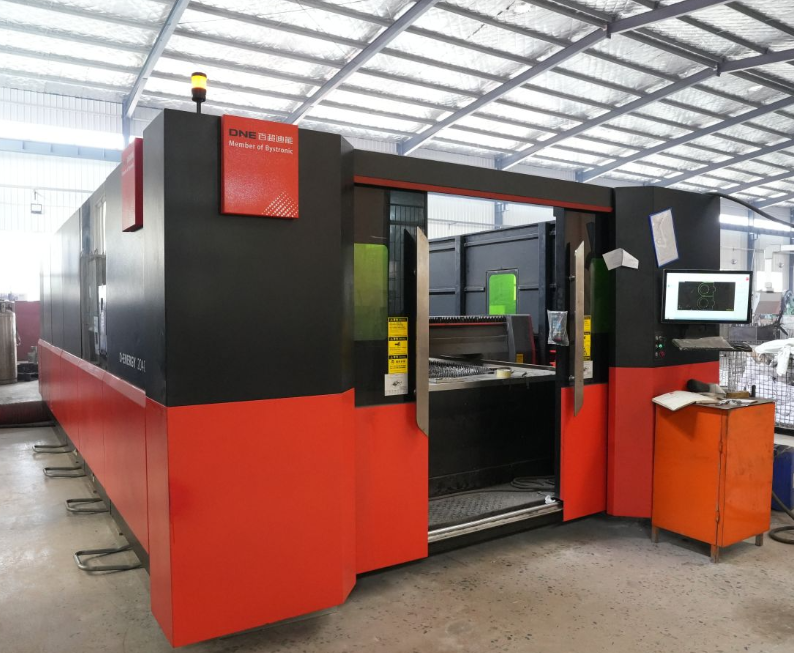 We purchased a laser cutting machine.